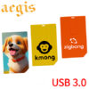 USB 기념품제작 이지스 카드형USB 3.0 메모리 128GB