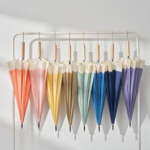 우산 제작 – 몰리아 장우산 자동 예쁜 가벼운 파스텔 패션 16K 방수 튼튼한 우드 손잡이 경량 제작 우산 제작 – 몰리아 장우산 자동 예쁜 가벼운 파스텔 패션 16K 방수 튼튼한 우드 손잡이 경량 제작