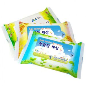 꽃내음 3종 홍보용 물티슈 제작 30매 꽃내음 3종 홍보용 물티슈 제작 30매