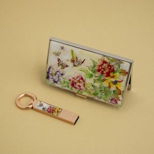 나빌레라 LED 자개스틱USB명함세트 전통문양 USB 판촉물 제작 나빌레라 LED 자개스틱USB명함세트 전통문양 USB 판촉물 제작