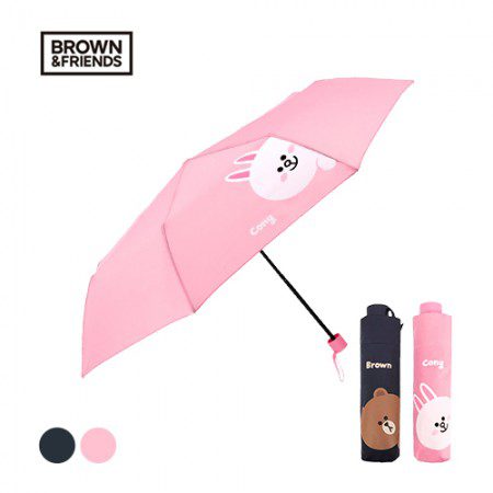 라인프렌즈 3단 수동우산 빼꼼 홍보물품제작 1 라인프렌즈 3단 수동우산 빼꼼 판촉물제작 대표이미지