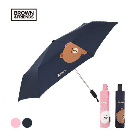 라인프렌즈 홍보물품제작 3단 자동우산 빼꼼 1 라인프렌즈 판촉물제작 3단 자동우산 빼꼼 대표이미지