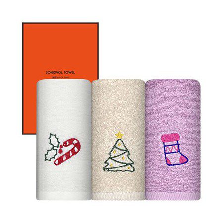 송월타올 크리스마스 타올 오너먼트 C 1매 세트 수건답례품 제작 1 송월타올 크리스마스 타올 오너먼트 C 1매 세트 수건답례품 제작 대표이미지