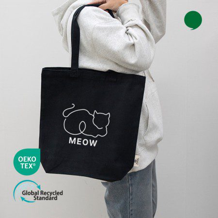 오코텍스리사이클_스탠다드 에코백제작 중 블랙 35cmx37cm 1 오코텍스리사이클_스탠다드 에코백제작 중 블랙 35cmx37cm 대표이미지