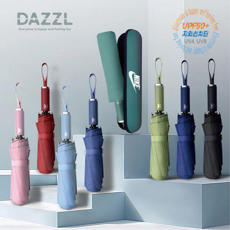 우산제작 다즐 3단 대형 원터치 자동우양산 10K우산 하드파우치 제공 풀칼라 인쇄 판촉물 1 우산제작 다즐 3단 대형 원터치 자동우양산 10K우산 하드파우치 제공 풀칼라 인쇄 판촉물 대표이미지