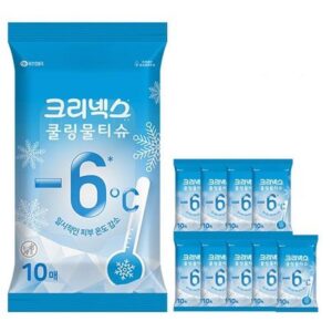 크리넥스 쿨링 물티슈제작 10매 판촉물 크리넥스 쿨링 물티슈제작 10매 판촉물