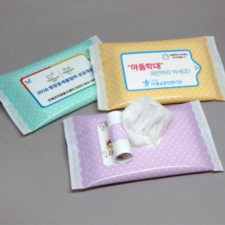 홍보용 물티슈 제작 - 녹색나라 도트 3종세트 판촉물 1 녹색나라 도트 3종세트 홍보용 물티슈 20매 판촉물제작 대표이미지