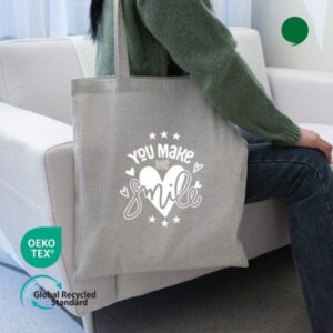 리유저블백 제작 오코텍스 리사이클 그레이컬러 라이트 에코백판촉물 38x42cm 리유저블백 제작 오코텍스 리사이클 그레이컬러 라이트 에코백판촉물 38x42cm