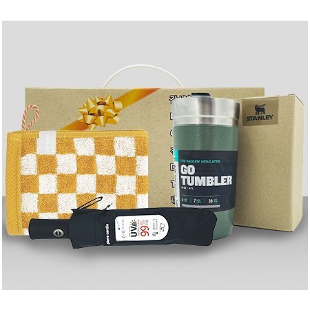 안심생활건강세트 28호 스탠리 고진공 텀블러+3단UV컬러암막완자우산+체스핸드타올 홍보물품제작 1 안심생활건강세트 28호 스탠리 고진공 텀블러+3단UV컬러암막완자우산+체스핸드타올 판촉물제작 대표이미지