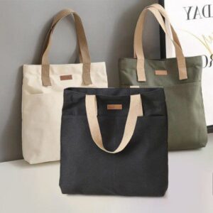 에코백제작 인조 가죽 패치 캔버스 지퍼 토트백 에코백제작 인조 가죽 패치 캔버스 지퍼 토트백