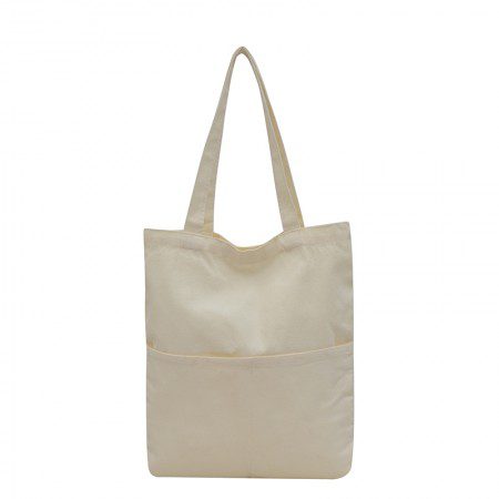 에코백제작 포켓 무지 캔버스백 1 에코백제작 포켓 무지 캔버스백 대표이미지