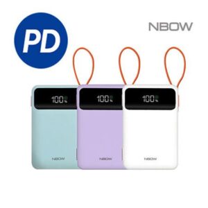 엔보우 PD 20000mAh 케이블일체형 보조배터리 P20 기념품제작 엔보우 PD 20000mAh 케이블일체형 보조배터리 P20 기념품제작