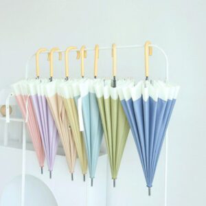 투톤 우드 16K 장우산 기념품제작